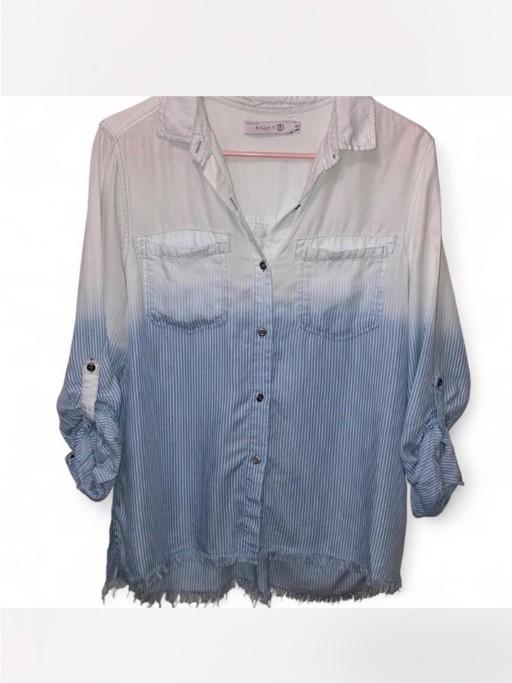 Billy T Blue Ombre Button-Up Shirt